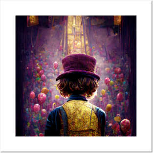 Willy Wonka and his Chocolate Factory Posters and Art